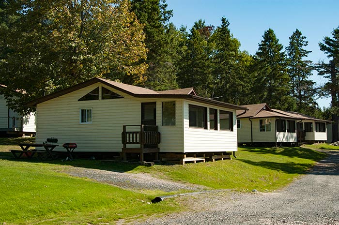 Cottage 7  - Two Bedrooms - Sleeps 4 people - Moonlight Bay Cottages, Alban, Ontario - The heart of the historic French River